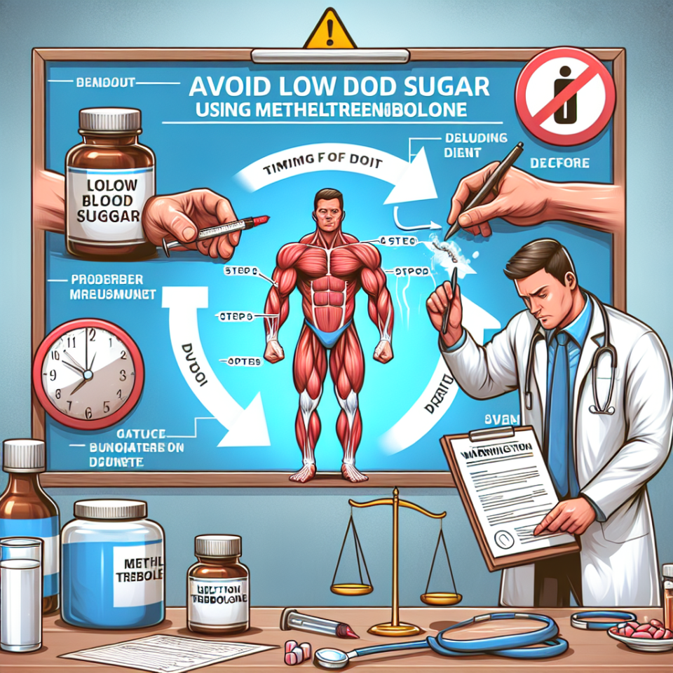 Cómo evitar bajones de azúcar usando Methyltrenbolone
