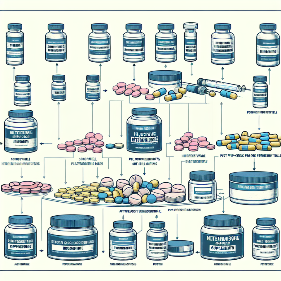 Qué suplementos post-ciclo combinan bien tras Methandienone inyectables