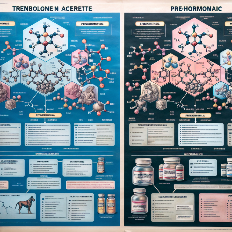 Acetato de trenbolona y suplementos pre-hormonales: diferencias