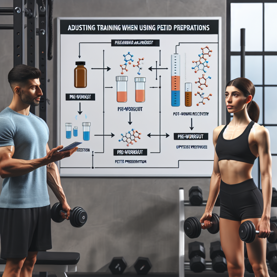 Cómo ajustar el entrenamiento al usar Preparados de péptidos