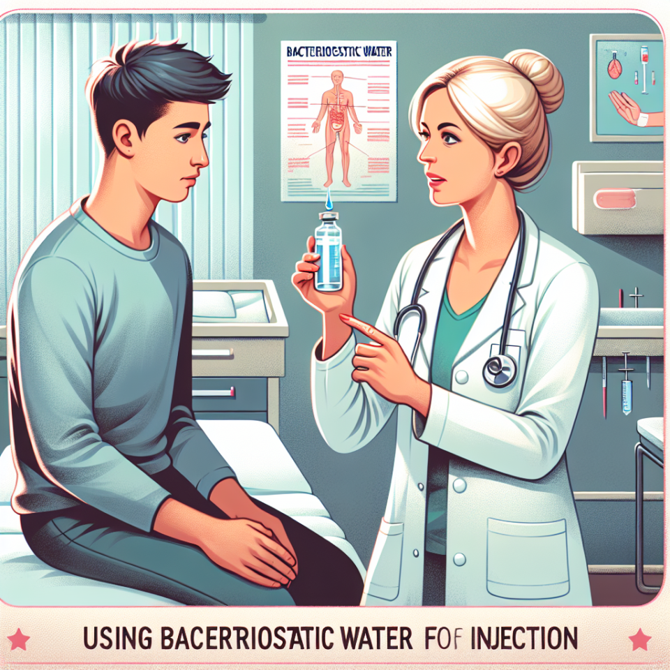 Cómo explicar a un médico que usas Agua bacteriostática para inyección