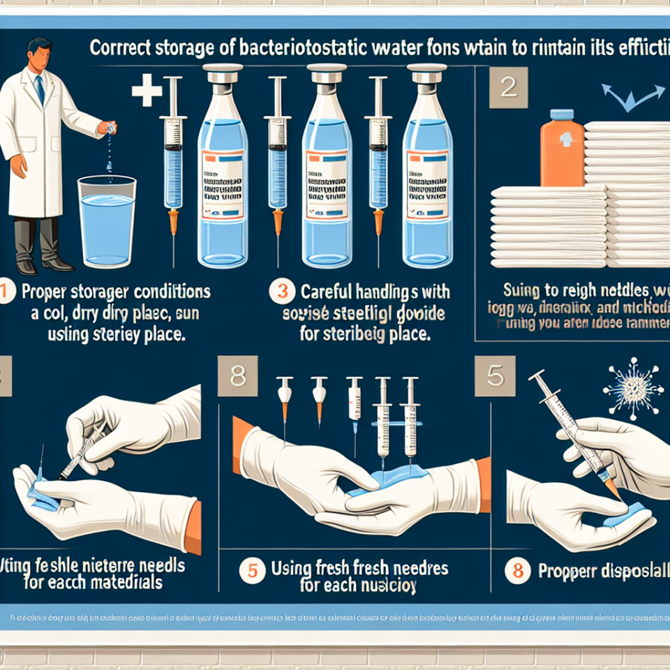 Cómo mantener las ganancias logradas con Agua bacteriostática para inyección