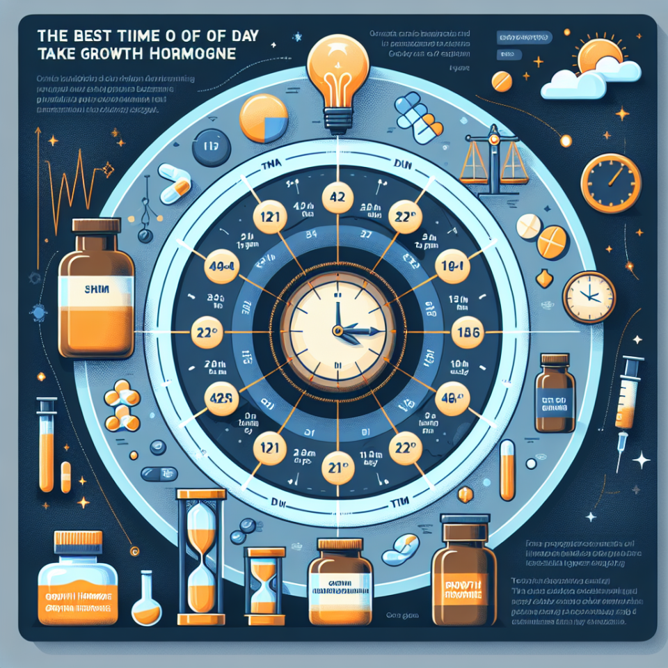 La mejor hora del día para tomar Hormona del crecimiento