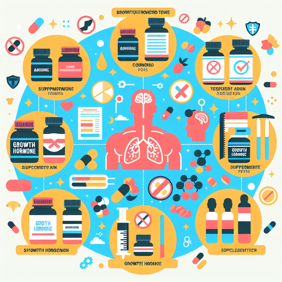 Qué suplementos no deben coincidir con Hormona del crecimiento
