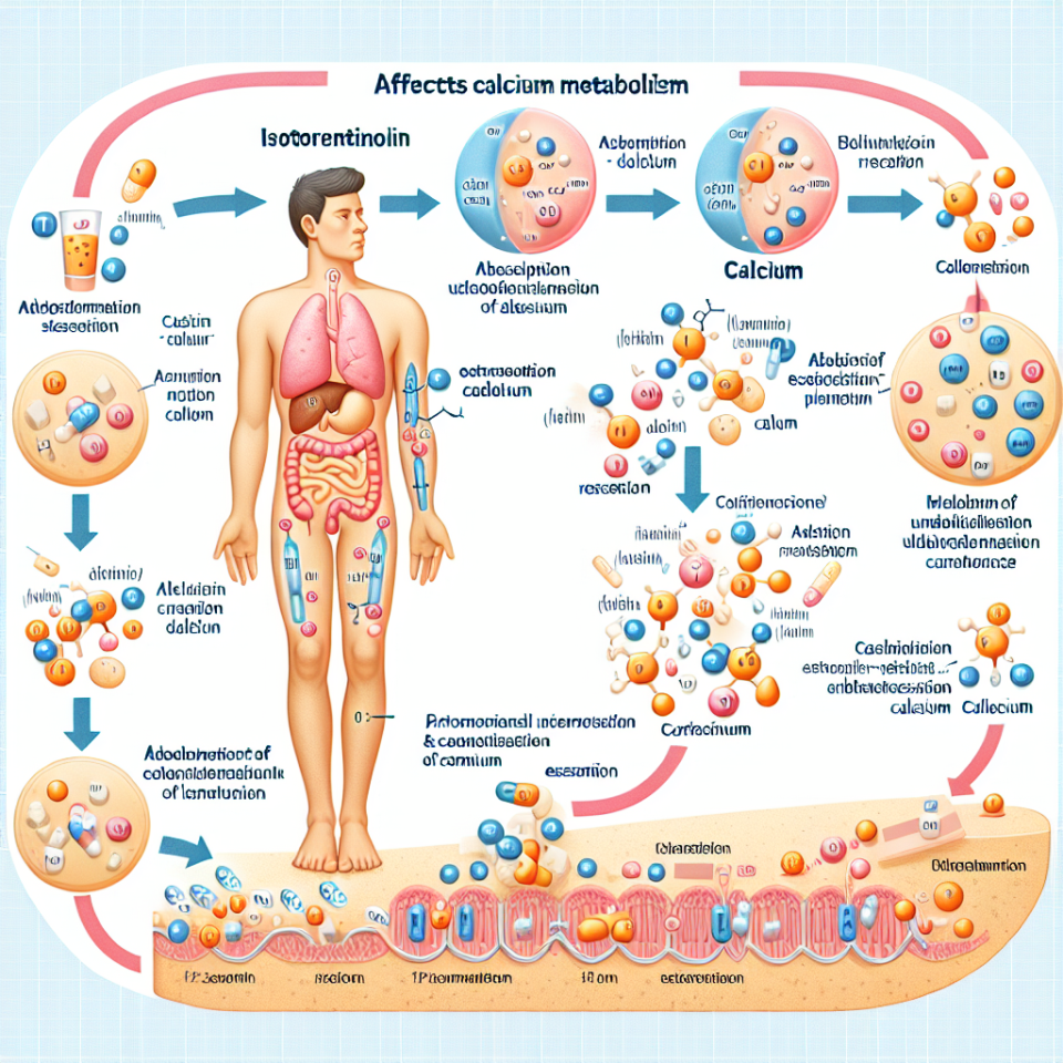 Cómo afecta Isotretinoina al metabolismo del calcio