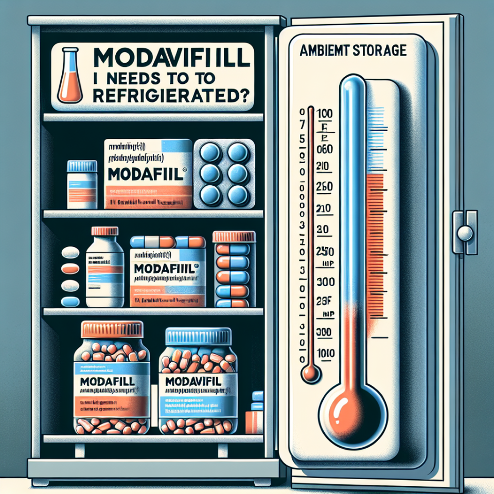 ¿Es necesario refrigerar Modafinil (Provigil)?