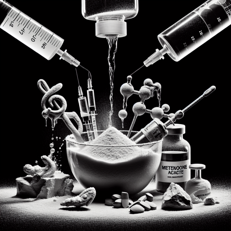Acetato de metenolona y agua: rango práctico